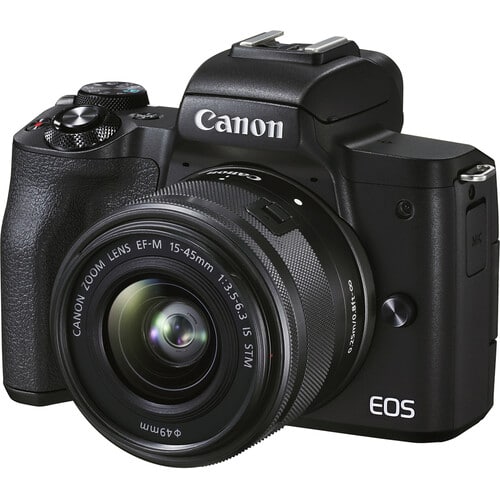 Canon EOS M50 Mark II Mirrorless Digital Camera with 15-45mm Lens (Black) - Image 5