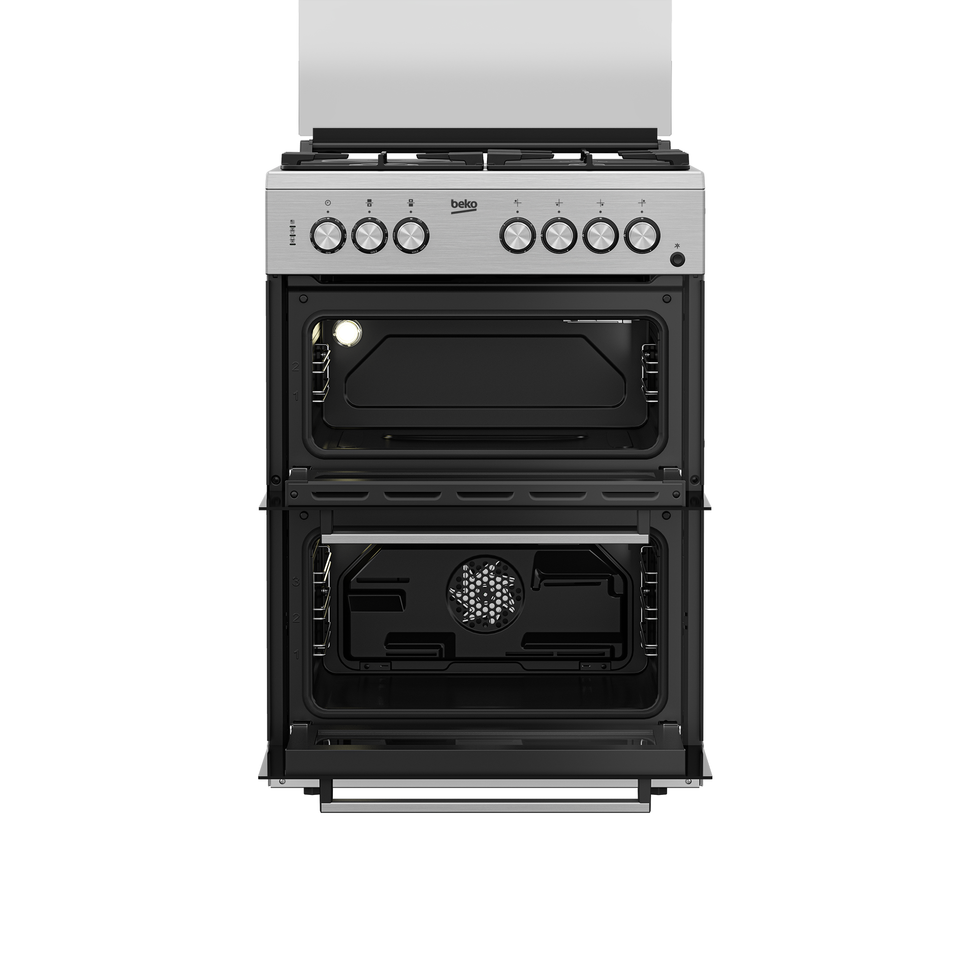 Beko FDF63110DXSL 3 Gas +1 Electric Cooker - Inox - Image 2