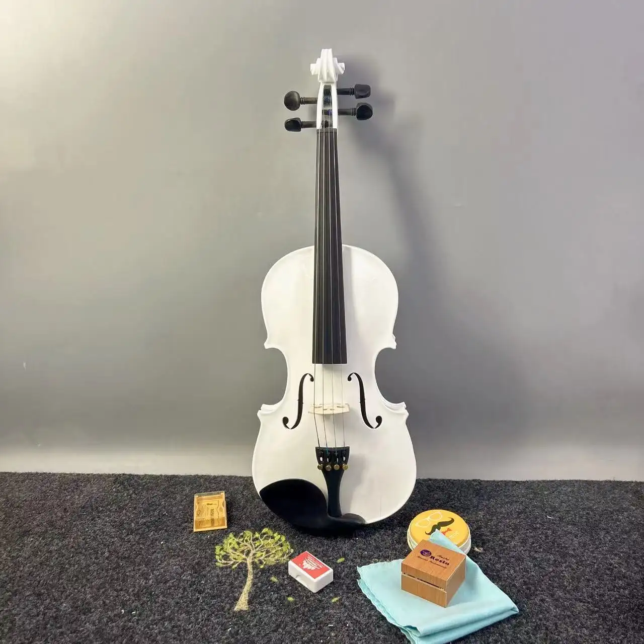 popular student white violin laminated wood violin 44 for beginn - Image 2