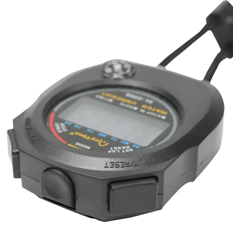 Handheld LCD Digital Timer Stop Watch Sports Odometer Waterproof Stopwatch - Image 3