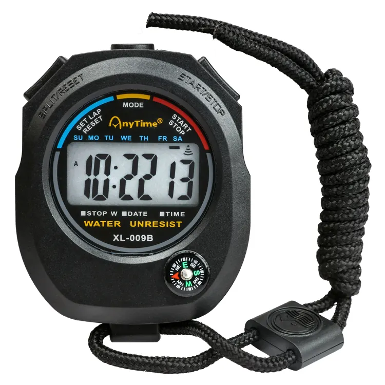 Handheld LCD Digital Timer Stop Watch Sports Odometer Waterproof Stopwatch - Image 5