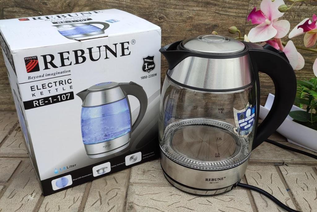 1.8l Rebune Transparent kettle