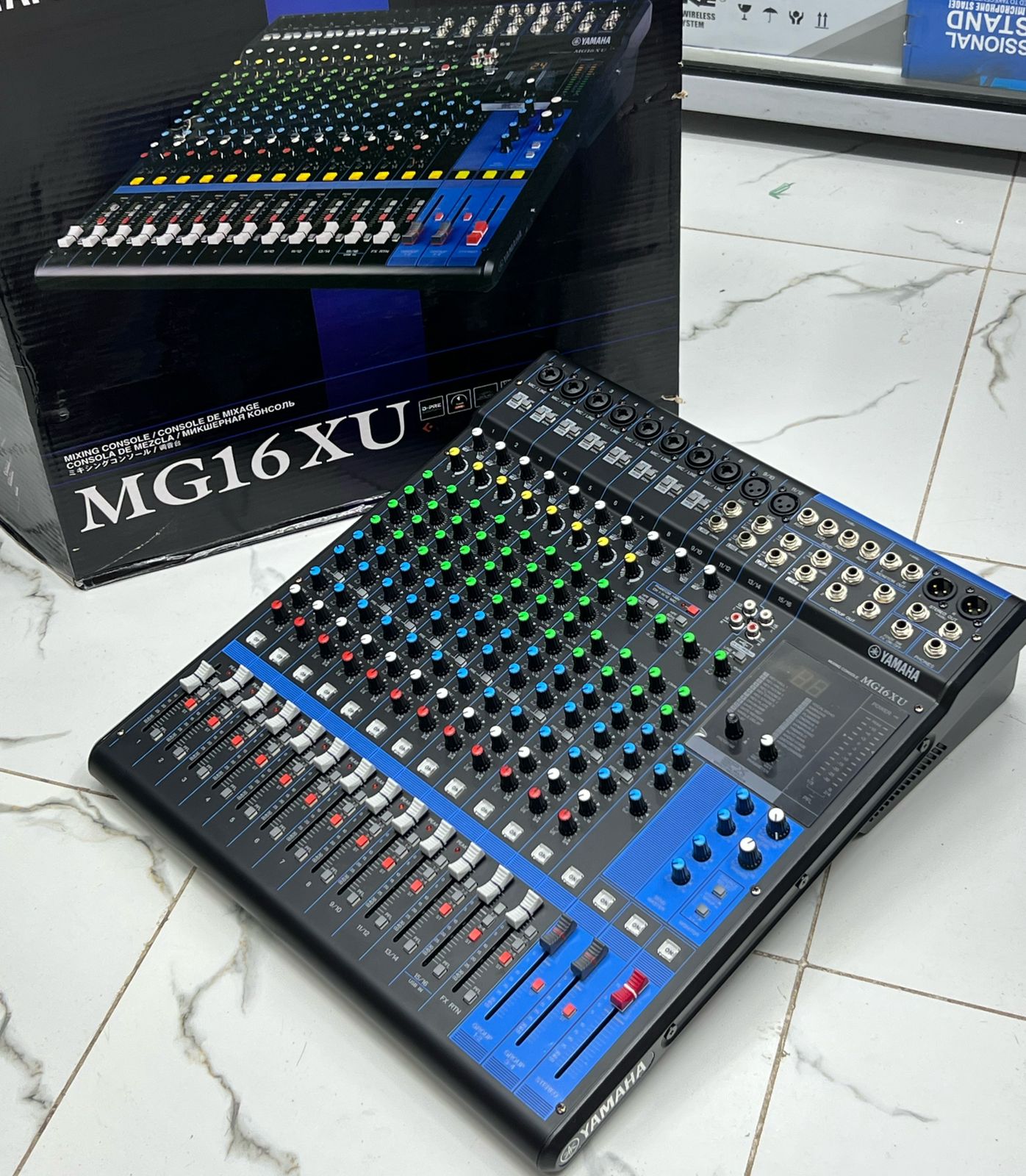 Yamaha mg16xu sound mixer