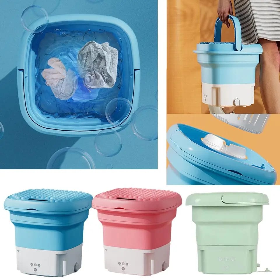 Foldable mini washing machine