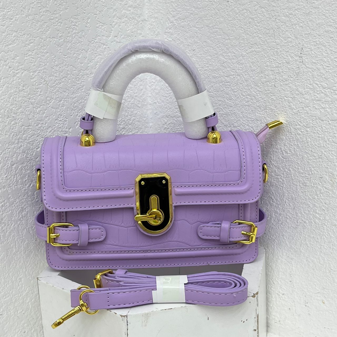 Ladies hand bag - light purple