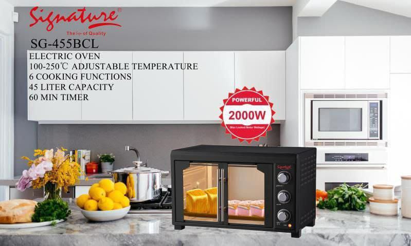 Double door electric oven