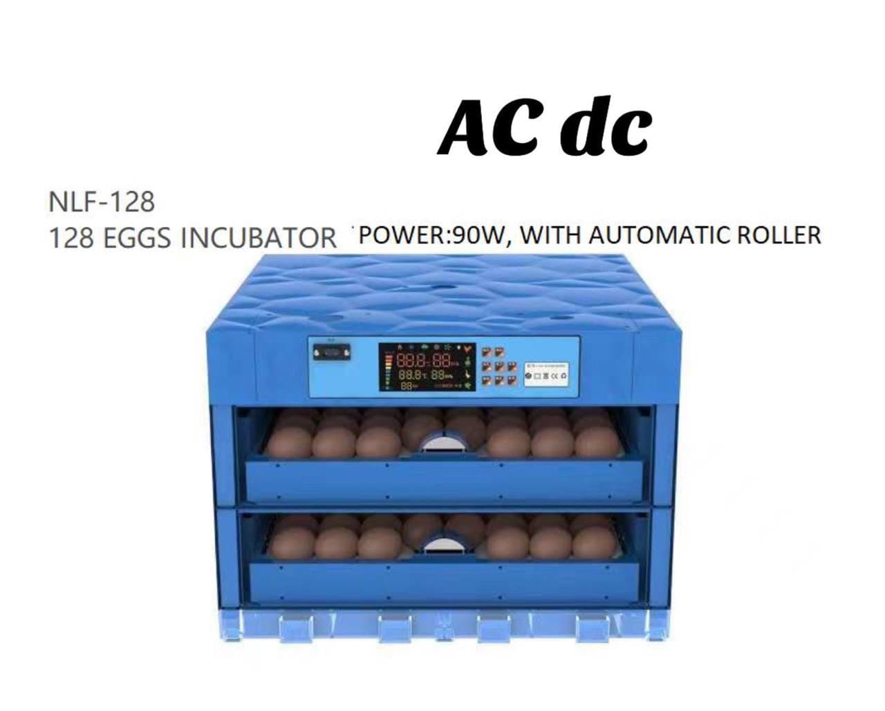 128 eggs incubator with automatic roller