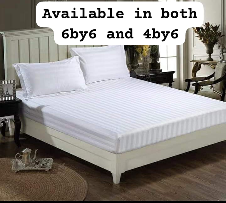 Cotton Stripped bedsheets 4×6