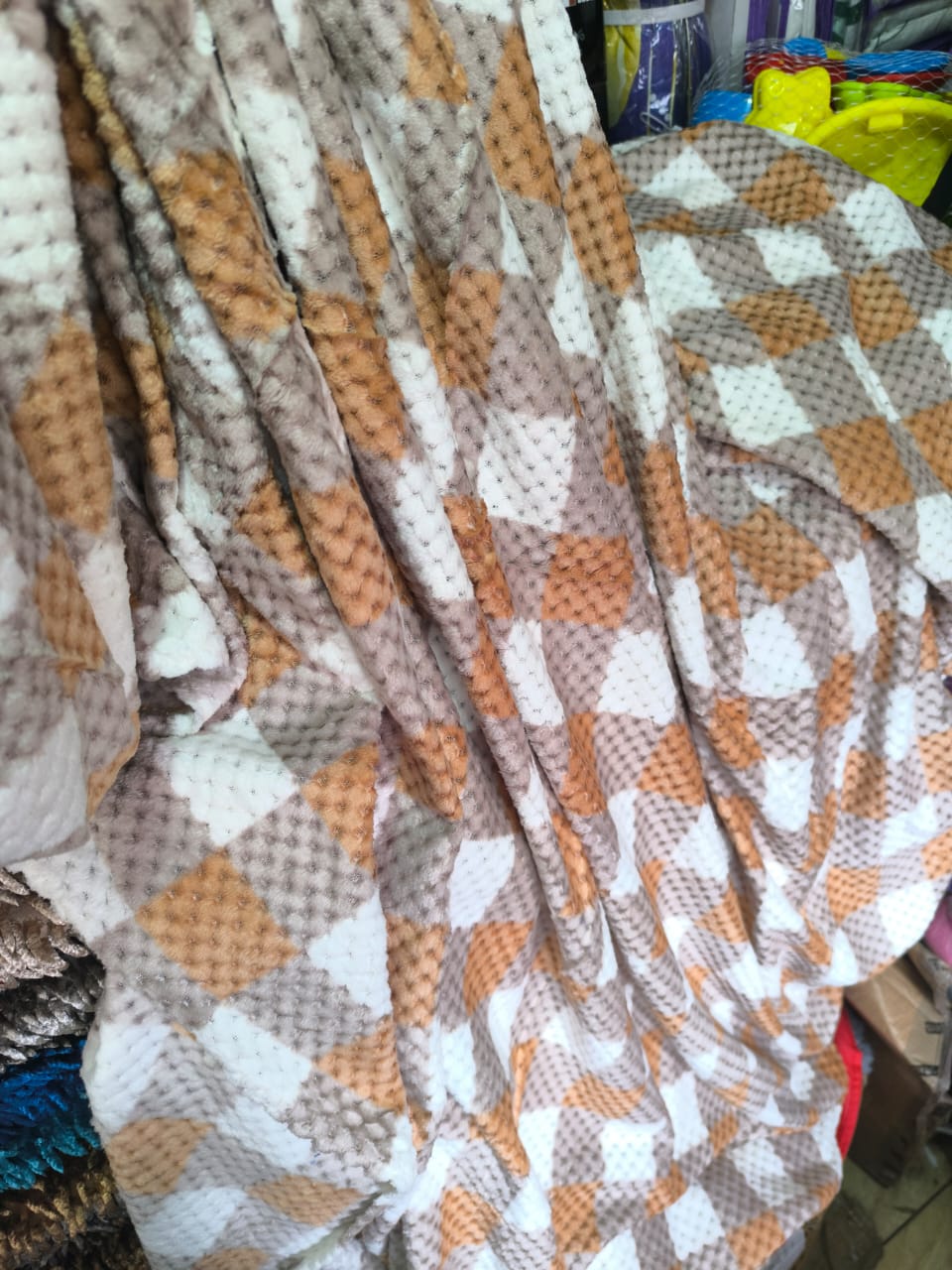 Patched Fleece blanket. - Image 2