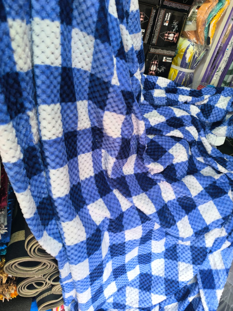 Patched Fleece blanket. - Image 4