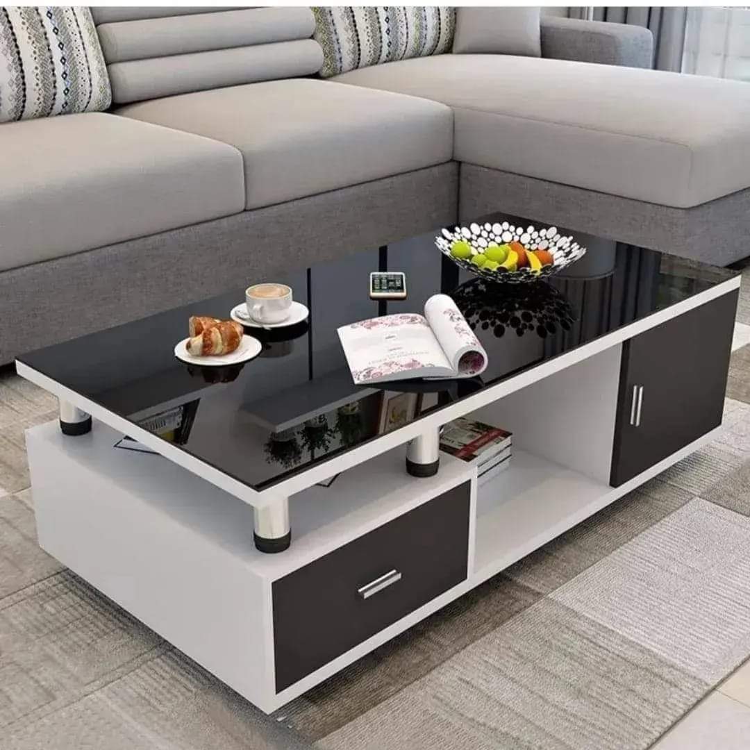 Marble top modern coffee table