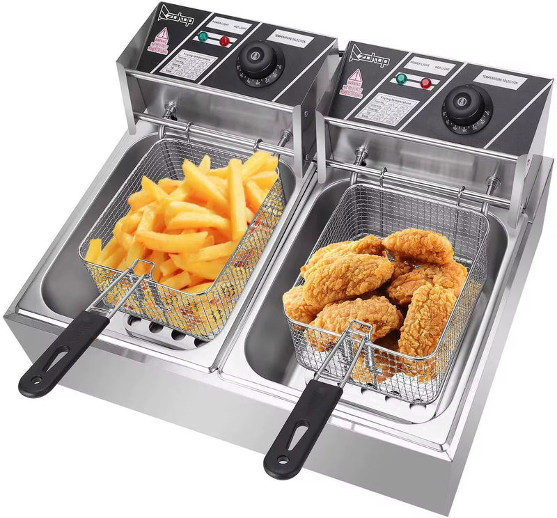 EOCO Double Deep Fryer – Professional-Grade Cooking at Home