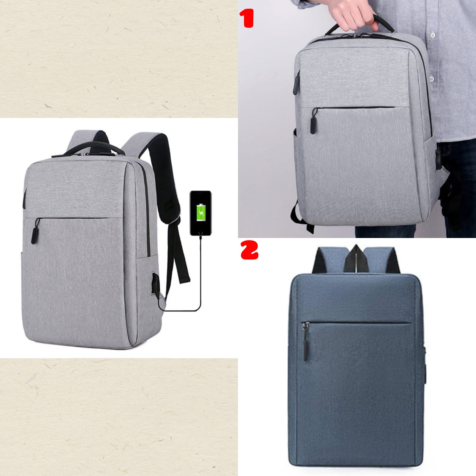 Laptop Bag with External Usb Socket