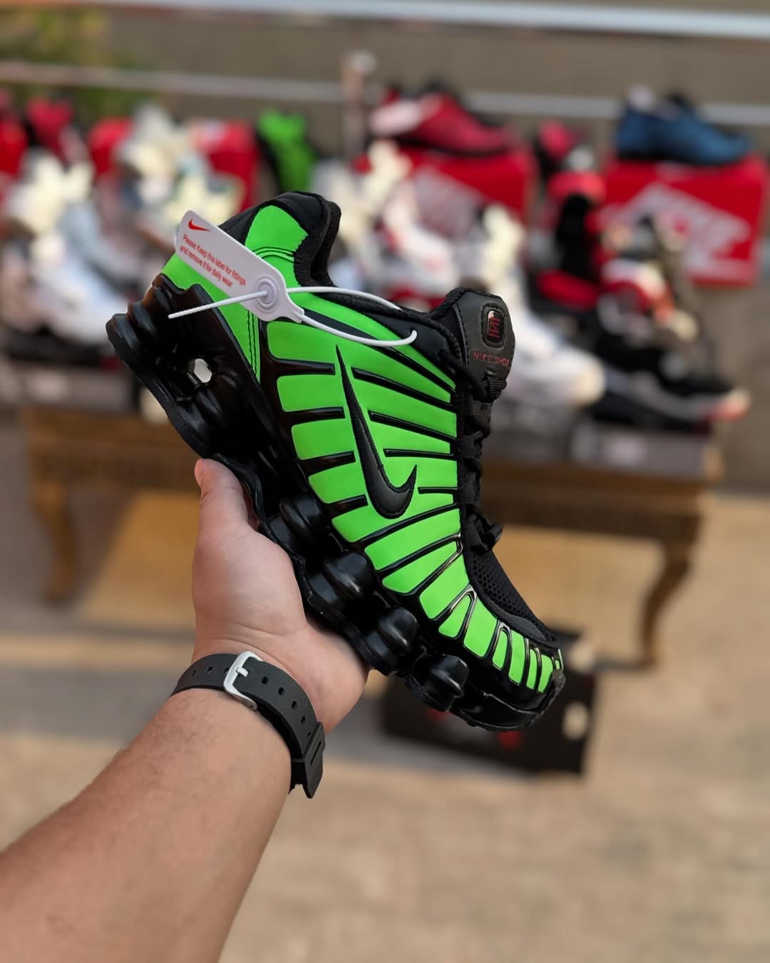 Nike shox thermal Green