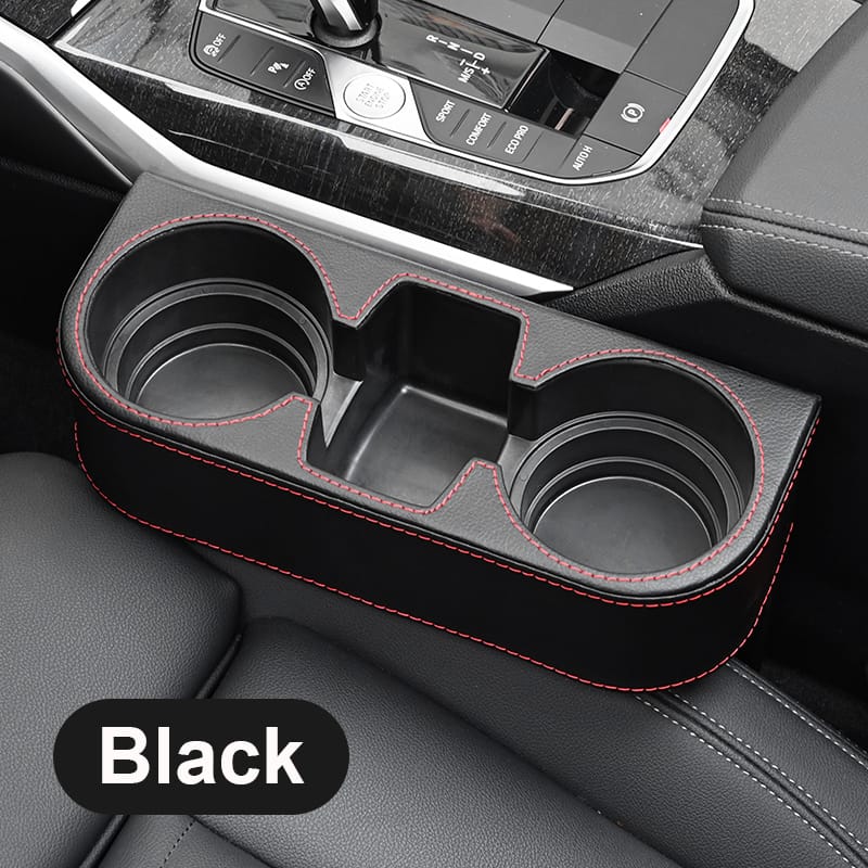 Car Cup Holder with Phone Holder & double Side Holders with high Quality Leather Cover