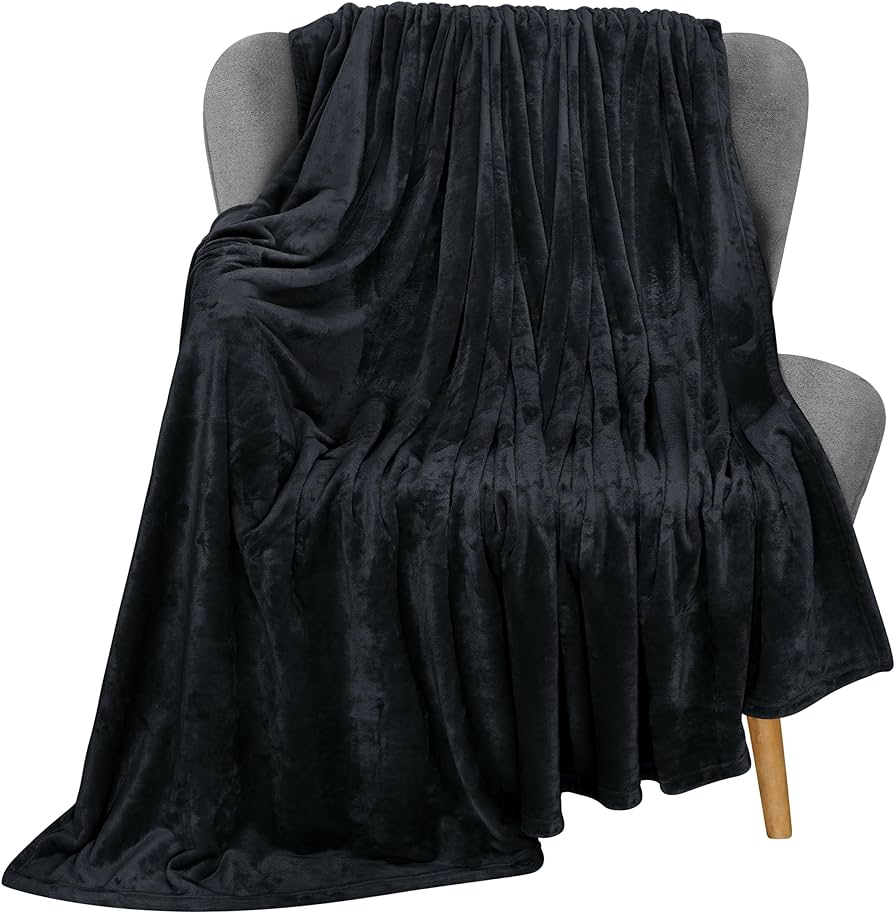 PLAIN CORAL FLEECE THROW BLANKET - Image 2