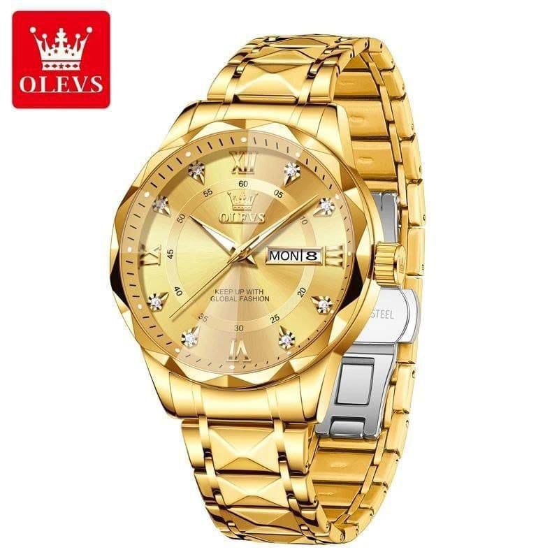 💣RESTOCKED💣  🔥🔥OLEVS GENTS WATCH #9931 *KES 2500*  🔹Luminous function 🔹Day&Date Display 🔹Water resistant 🔹Stainless Steel  ✍️✍️Engraving services available ✍️✍️