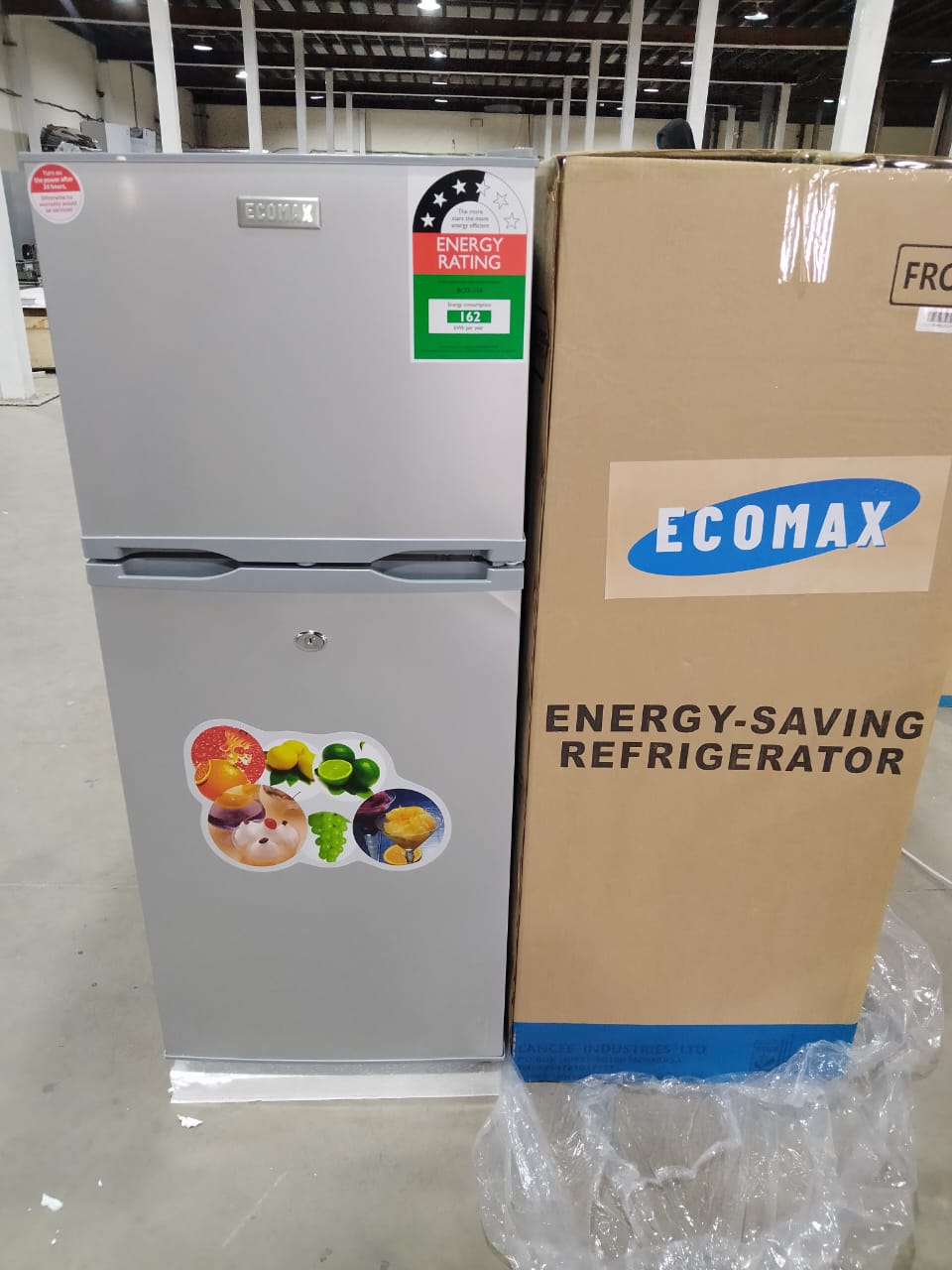 Ecomax 118 litres double door refrigerator  @22700/-