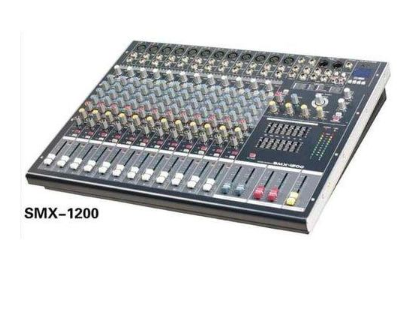 Soundcraft SMX1200 Professional Audio Mixing Console Plain Powered Mixer , USB , Bluetooth , Aux phone input , Church Mixer , Public Address Systems Mixer - Image 3