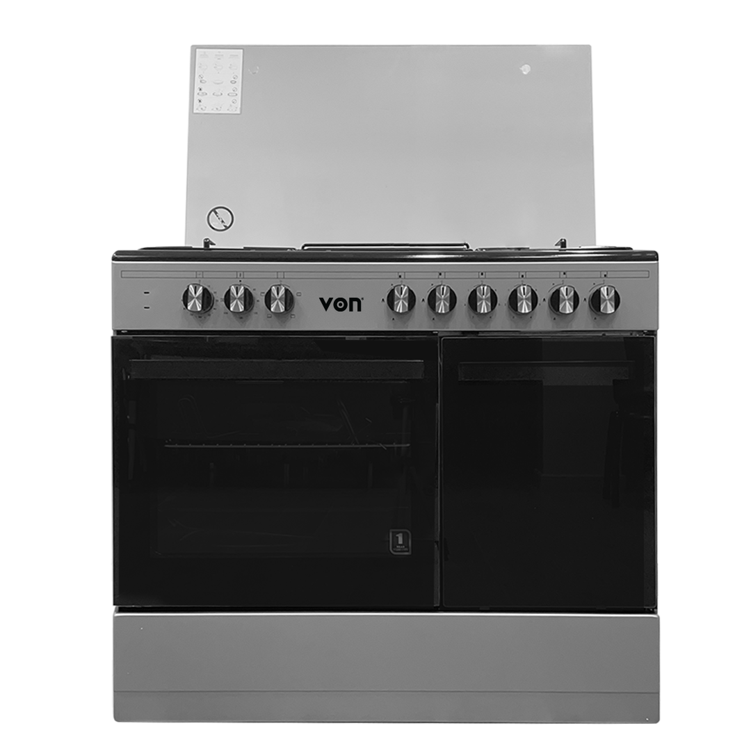 Von VAC9S042CS 4 Gas + 2 Electric Cooker