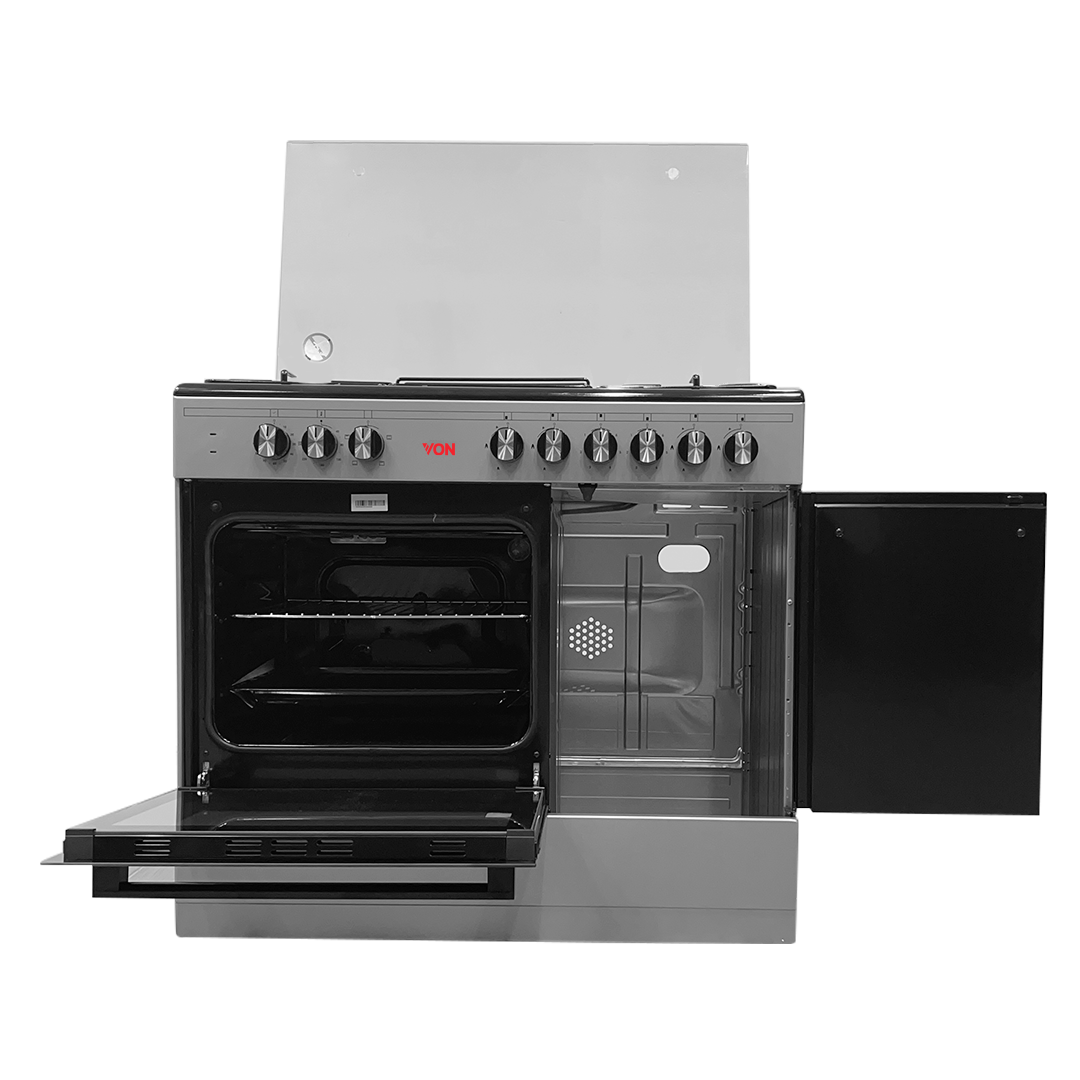 Von VAC9S042CS 4 Gas + 2 Electric Cooker - Image 2