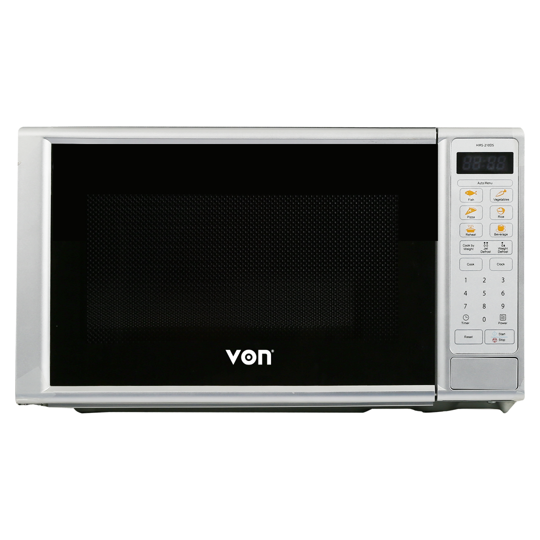 Von VAMS-20DGS Microwave Oven Solo. 20L - Silver