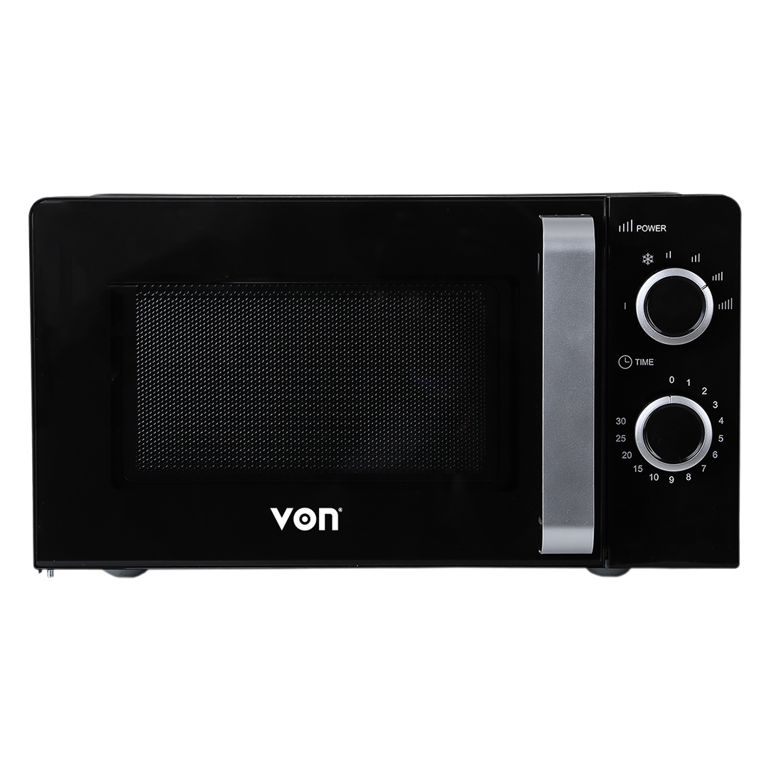 Von VAMS-20MGX Microwave Oven Solo 20L – Black