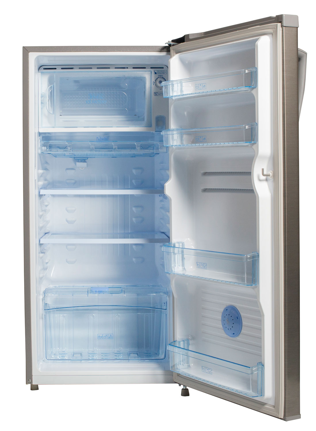 Von VARS-19DHS Single Door Fridge - 166L, Silver - Image 2