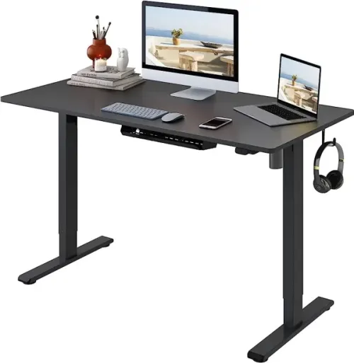 Black Electric Adjustable Table