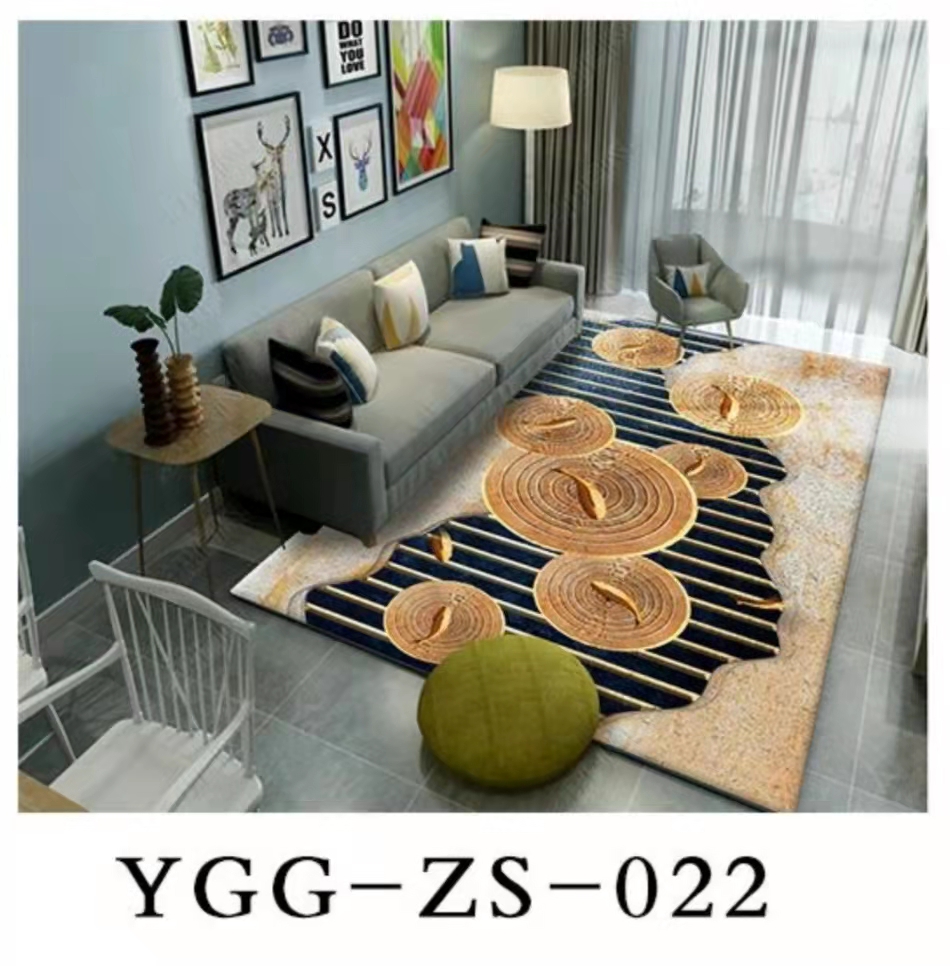 7by10 3D carpets in stock