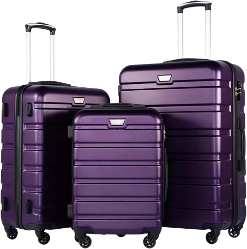 3 In 1 Fibre PVC Suitcase