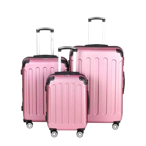 Fashion 3 Pieces PVC High Quality Travel Suitcase Travel Bag Travel Briefcase With Wheel
