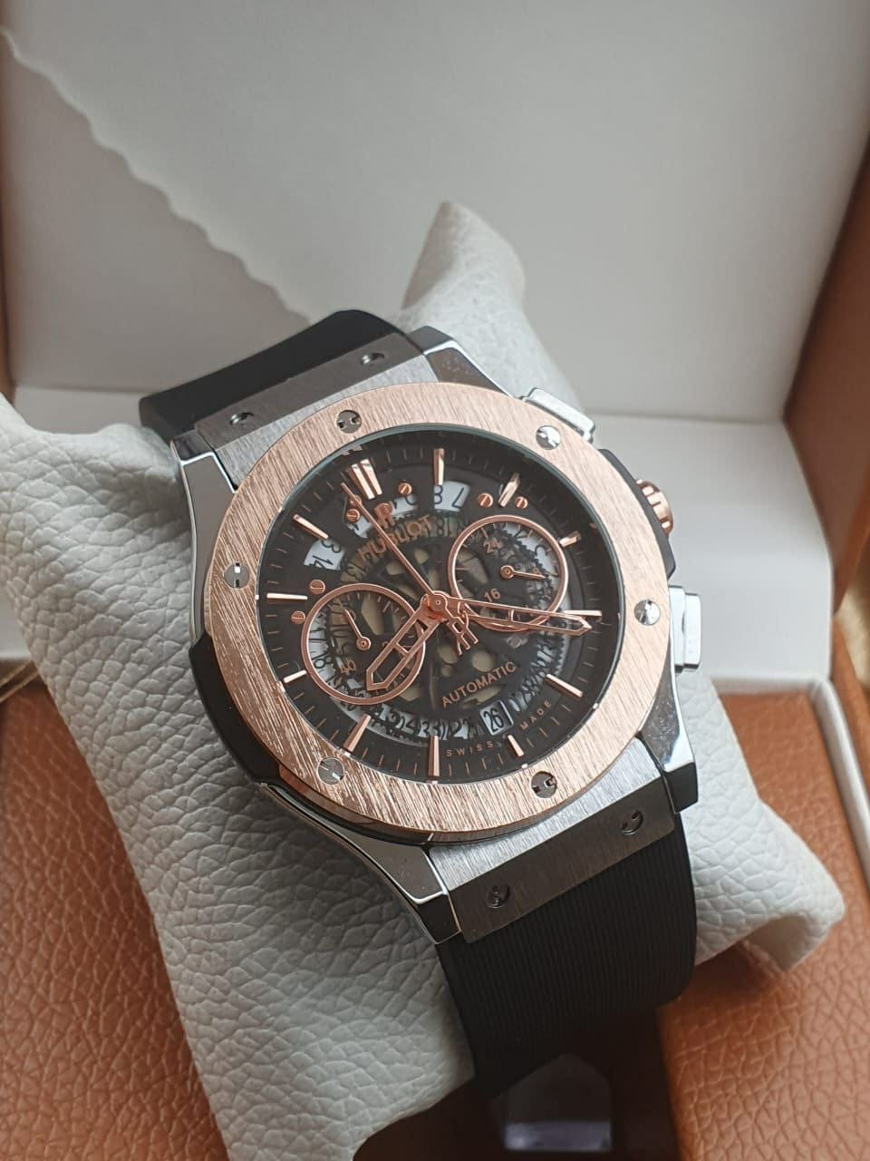 Hubot waterproof men watch