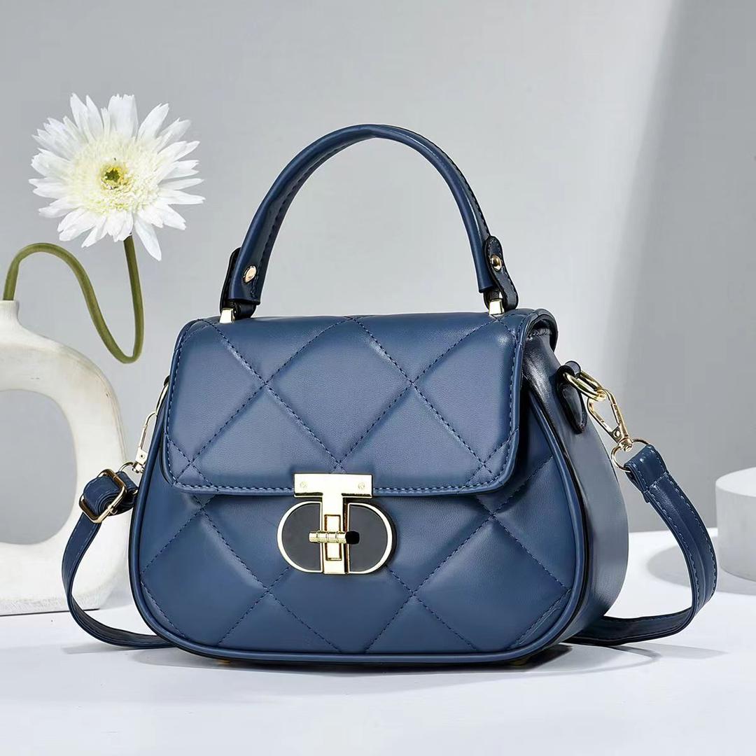 Top Quality hand bag Navy blue