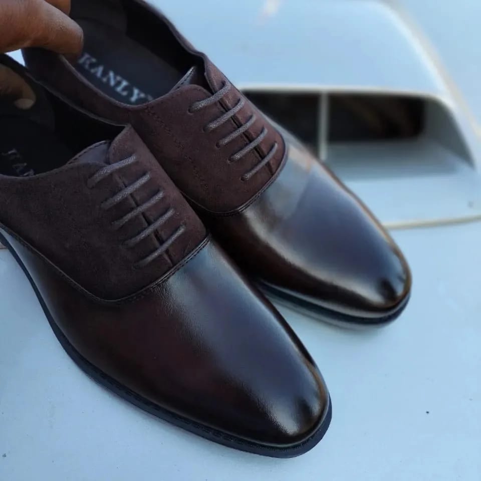 Italian Kanly Men Official shoes brown