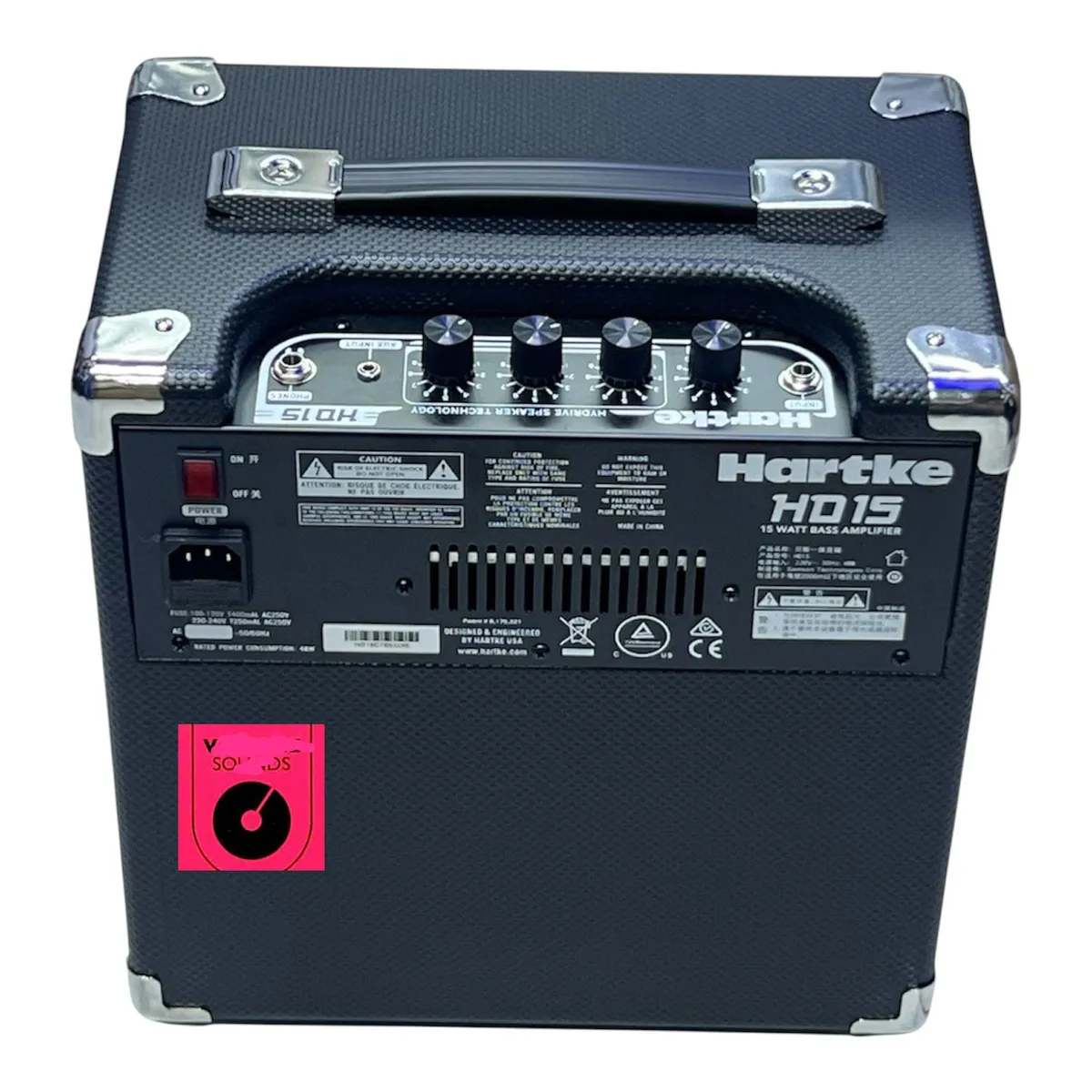 Hartke HD15 Bass Combo Amplifier: The Ultimate Portable 15-Watt Practice Amplifier. - Image 2