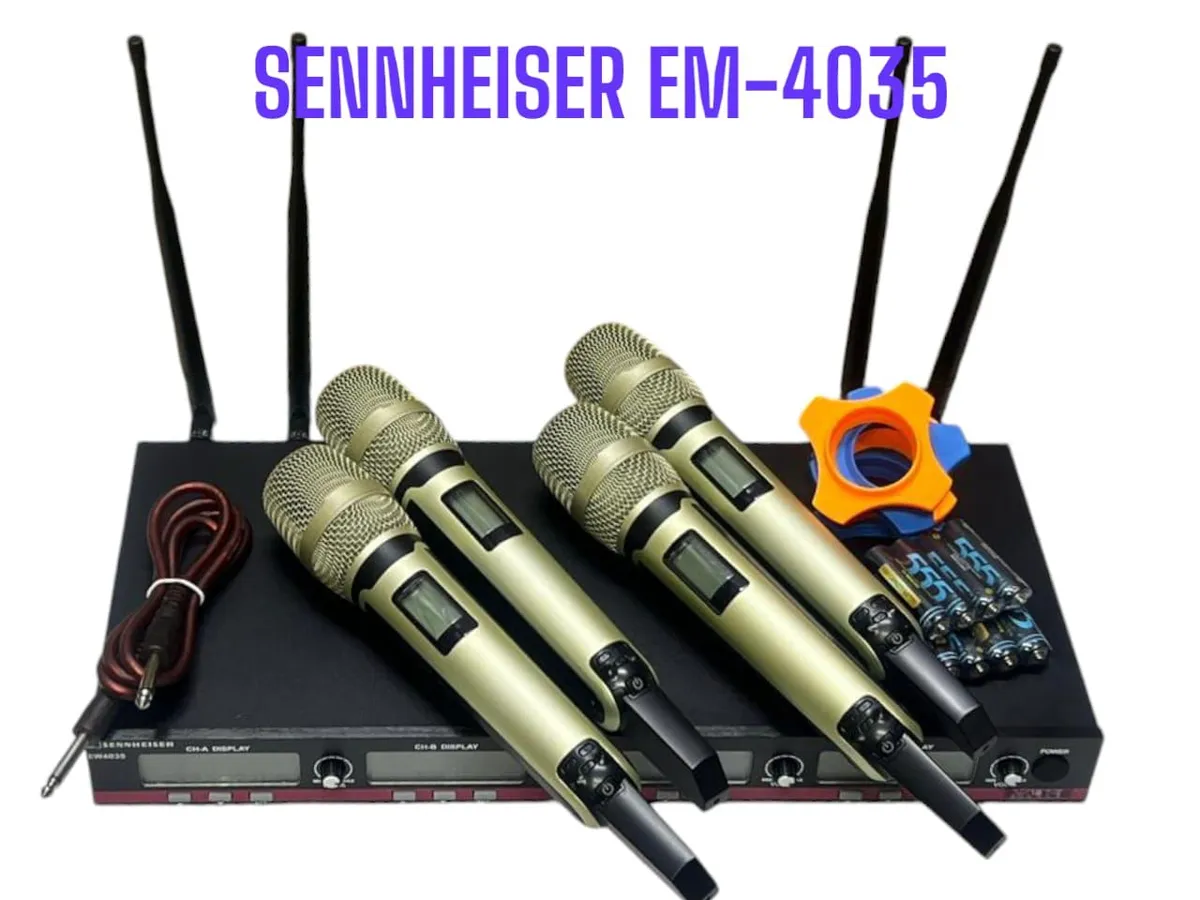 Sennheiser EM 4035 4-Channel UHF Wireless Microphone System | Professional Multi-Mic Solution - Image 2