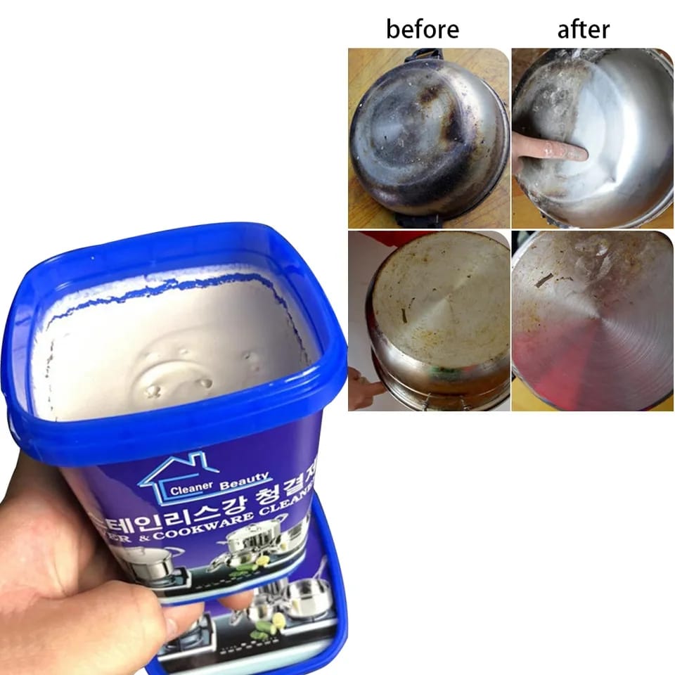 500g Rust Remover Kitchen Stainless Steel Pot Pan - Image 4