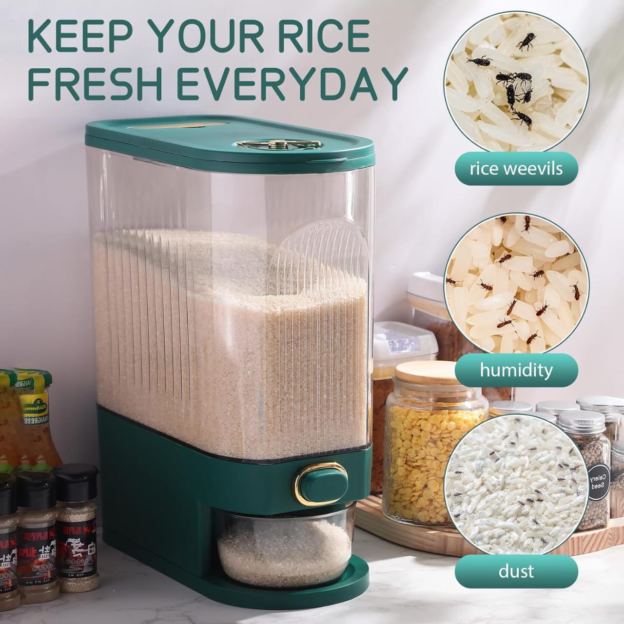 Cereals Dispenser with Measuring Cup - Image 5