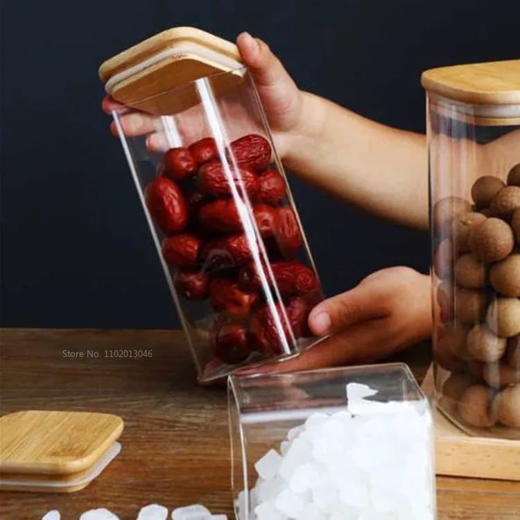 Candy  | Spice jar with Bamboo Cover