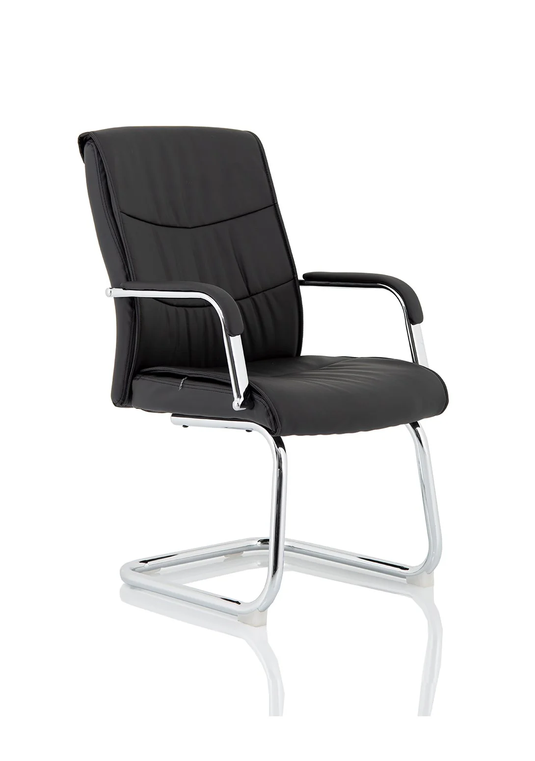 Cantilever Leather Chair