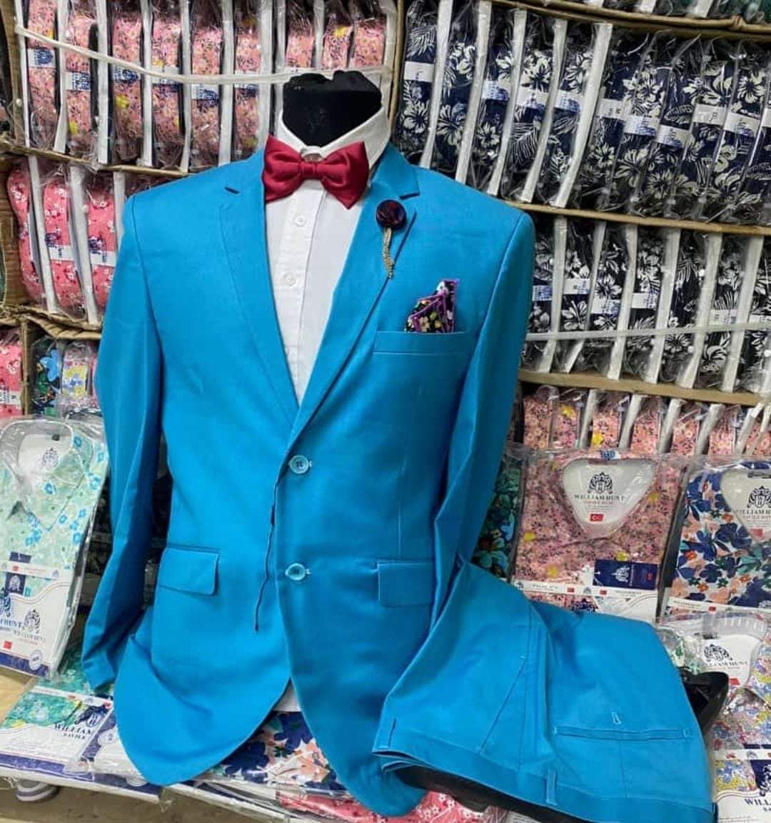 Men suits for adults skyblue