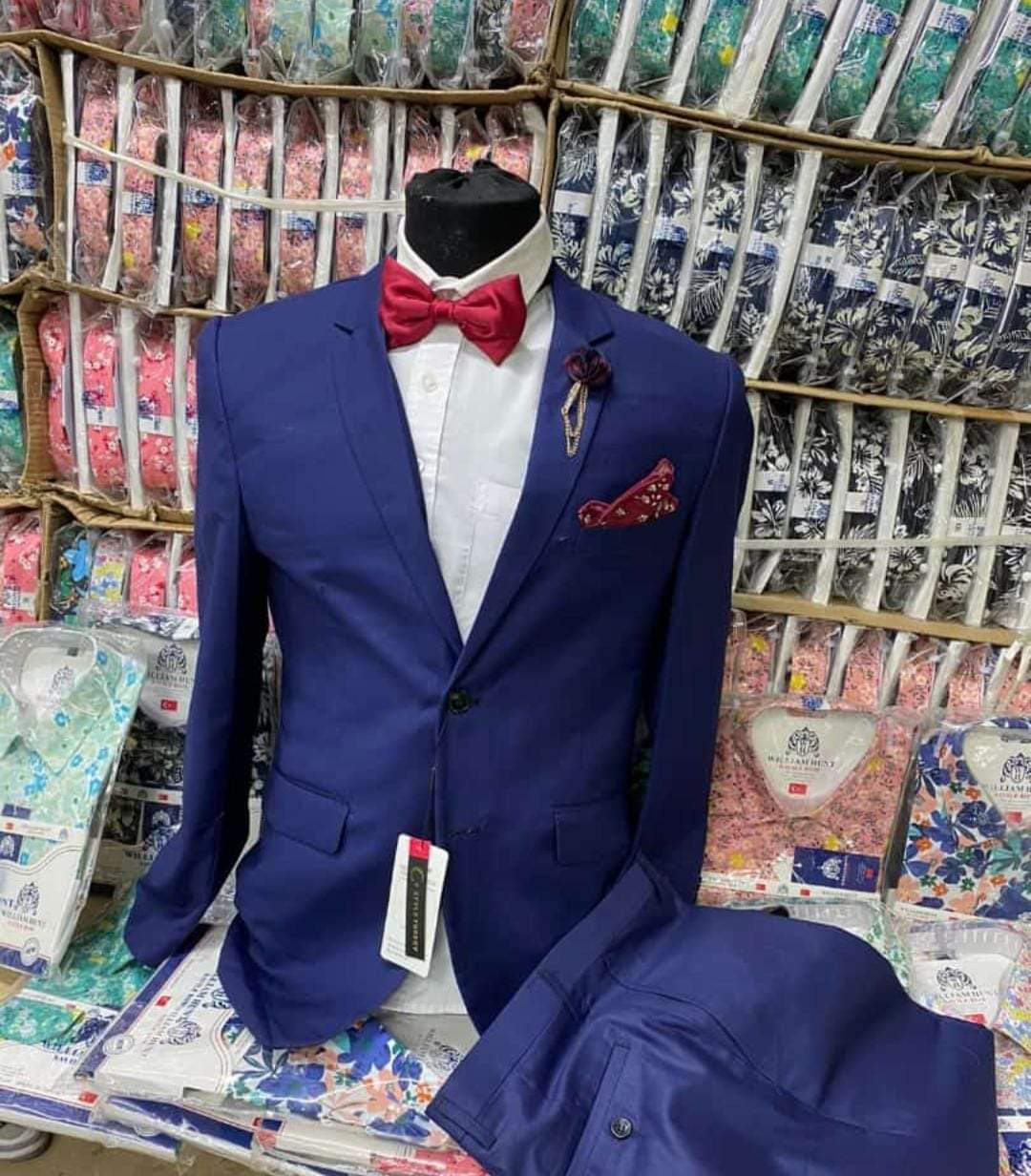 Men suits for adults navy blue