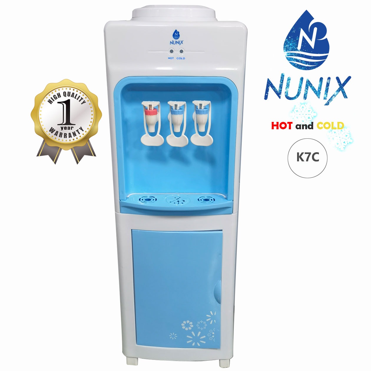 Nunix Q7C 3 Taps Hot, Normal And Cold Water Dispenser
