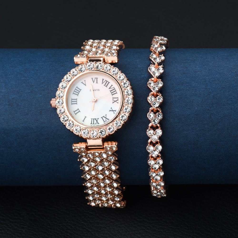 2 in 1 ladies watch Gift set