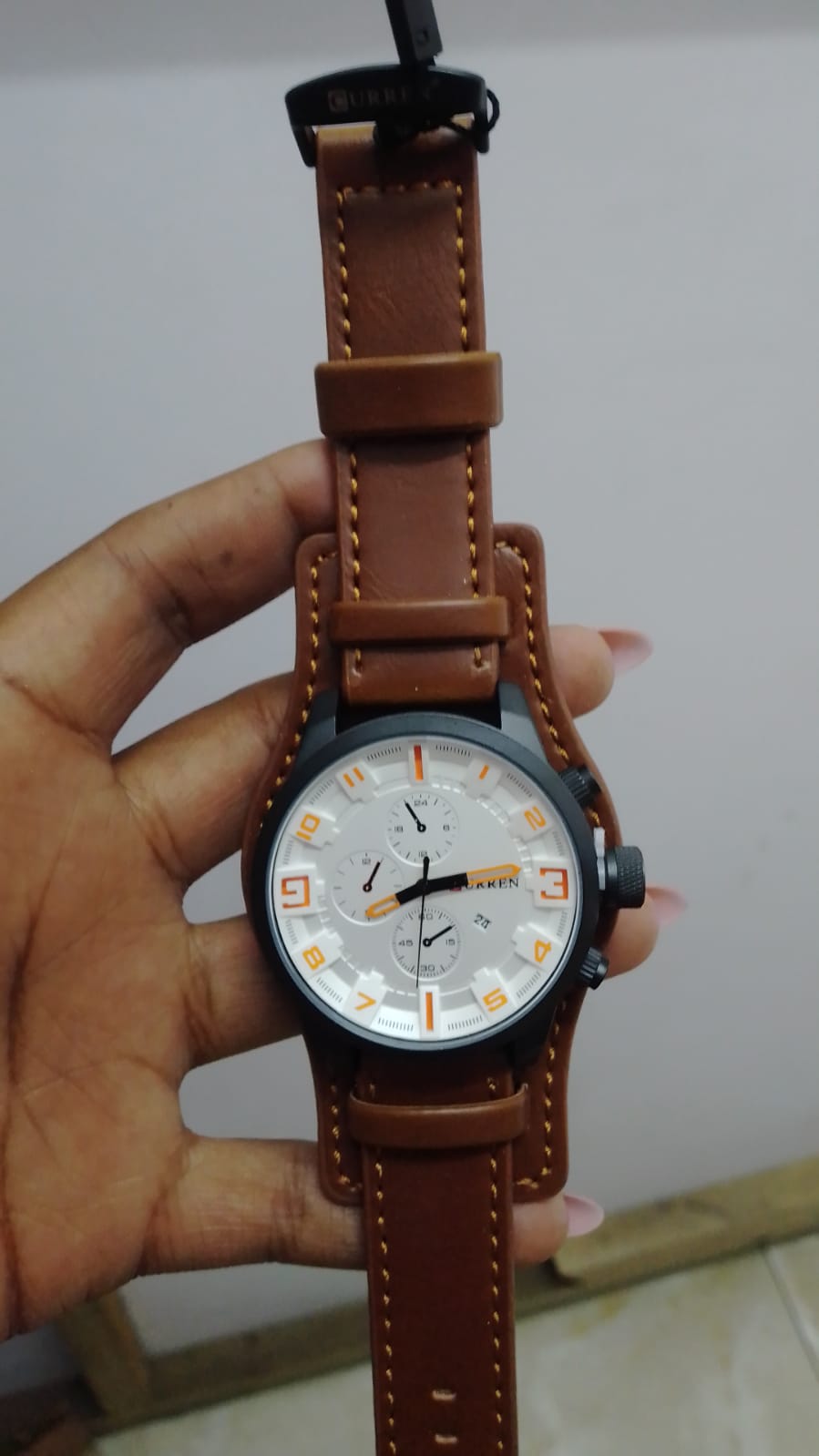 Curren Men's Functional Chronograph Wrist Watch