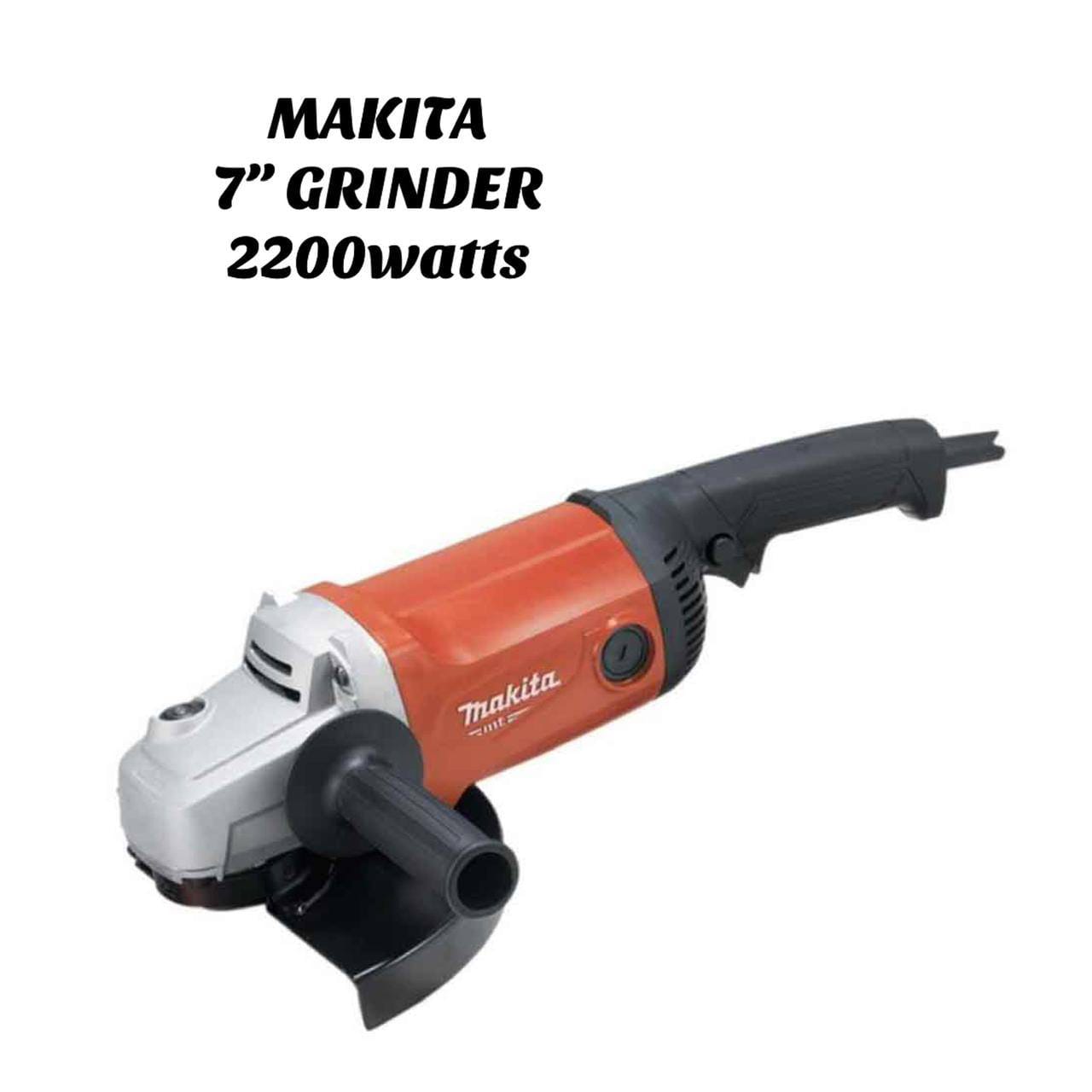 Makita 7inch Commercial | Industrial Angle Grinder 2100W + Free Cutting Disk