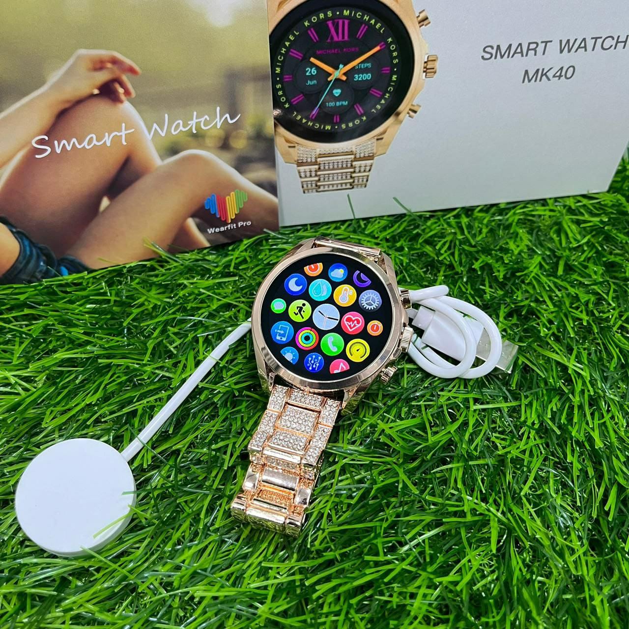 MK SMARTWATCH 🔥 Model :- MK40