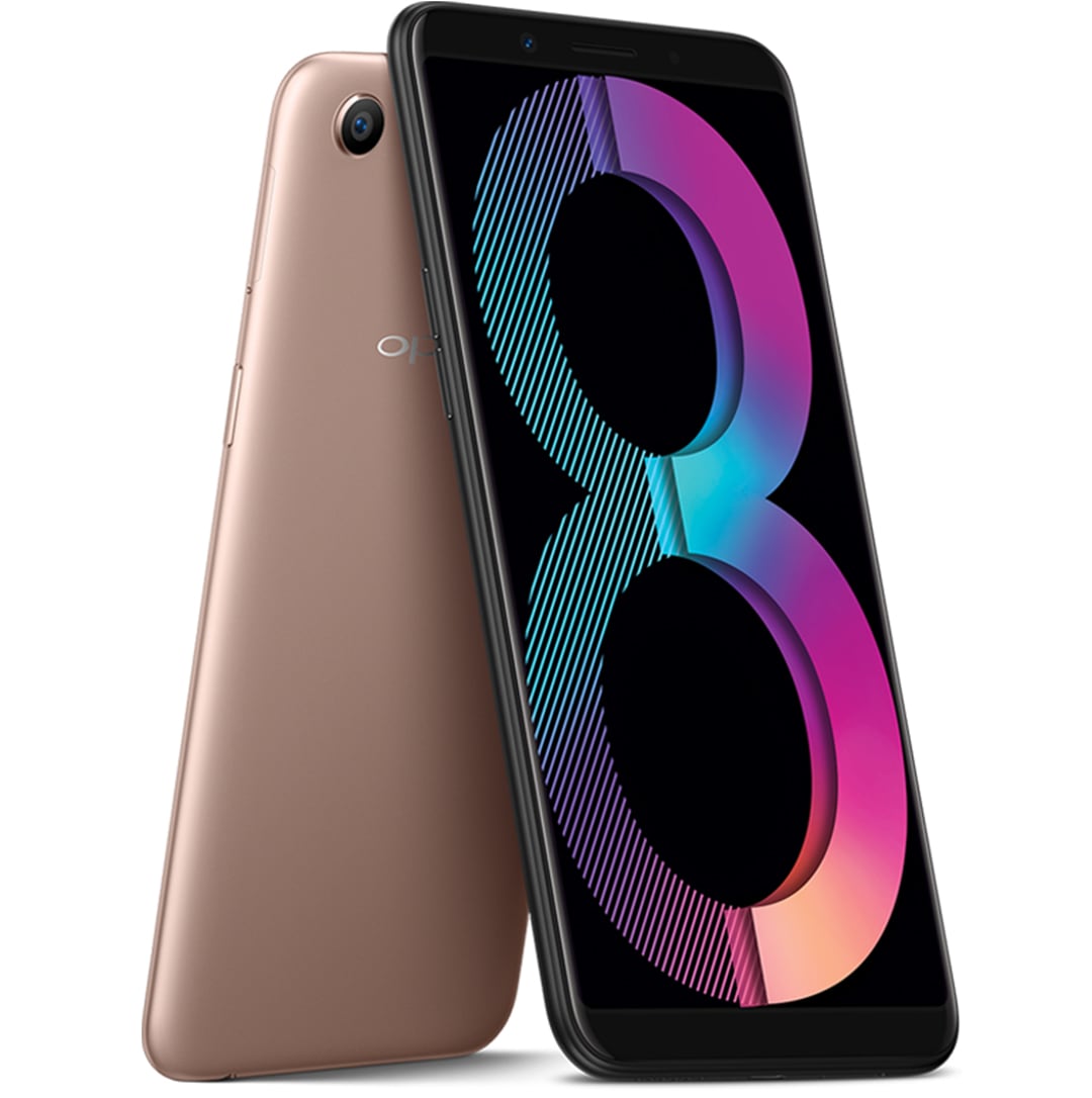 Certified Refurbished Oppo A83 5.7” Black, 4GB RAM + 64GB ROM, 13MP Gold