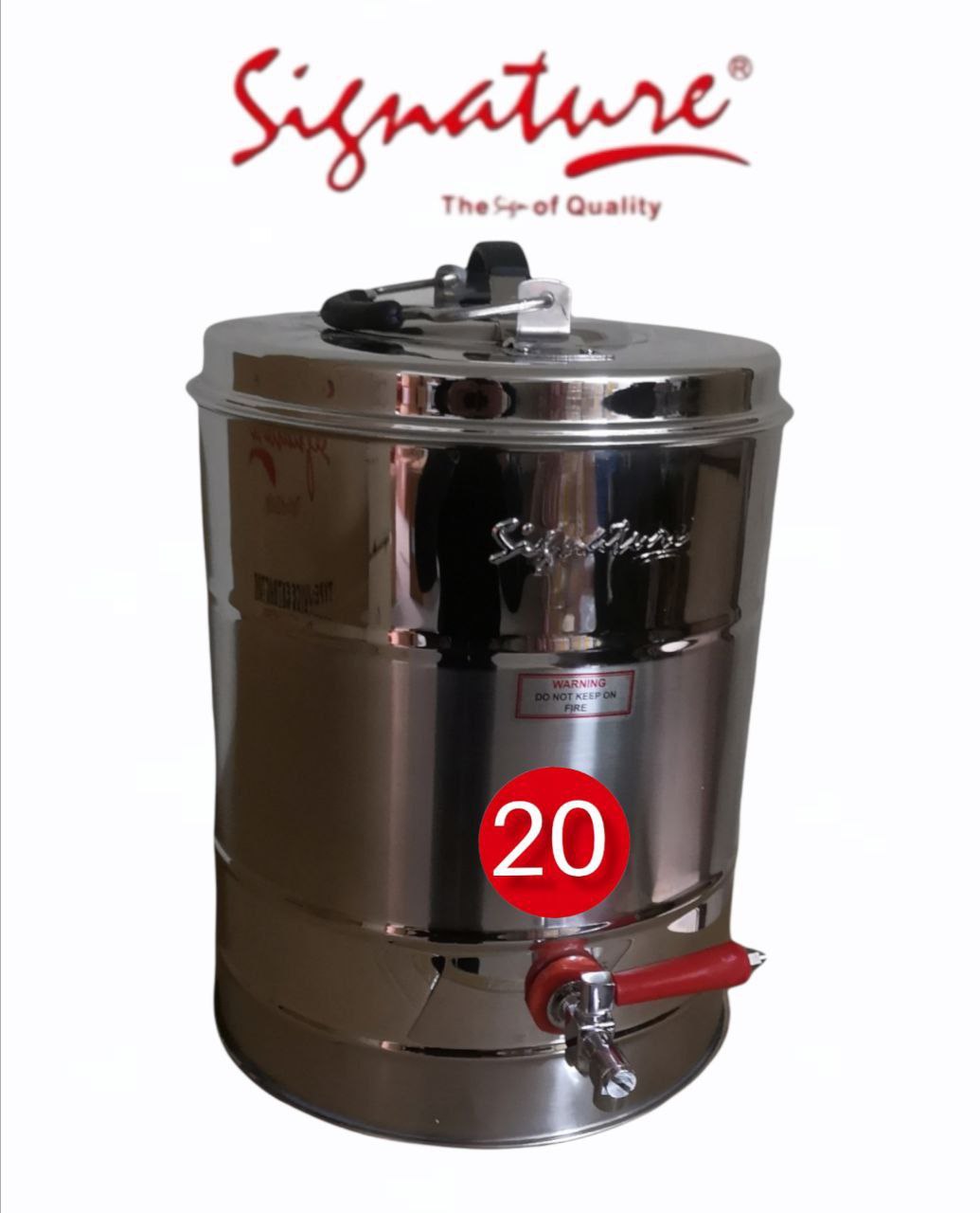 Signature Double Wall Insulated Stainless Steel Tea Urn